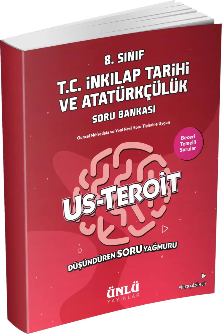 Ünlü Yayınları 8. Sınıf Us - Teroit T.C. İnkılap Tarihi ve Atatürk