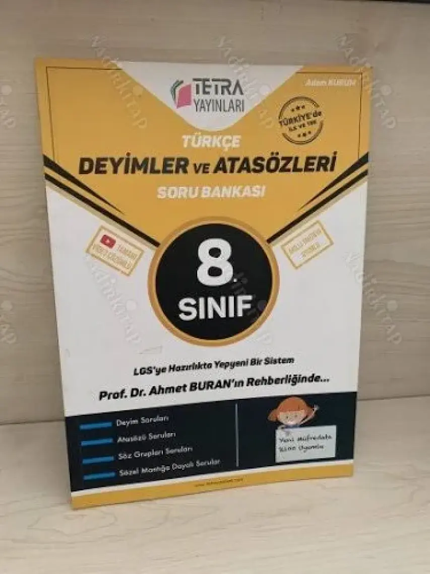Tetra Yayınları 8.sınıf Türkçe Deyimler ve Atasözleri Soru Bankası