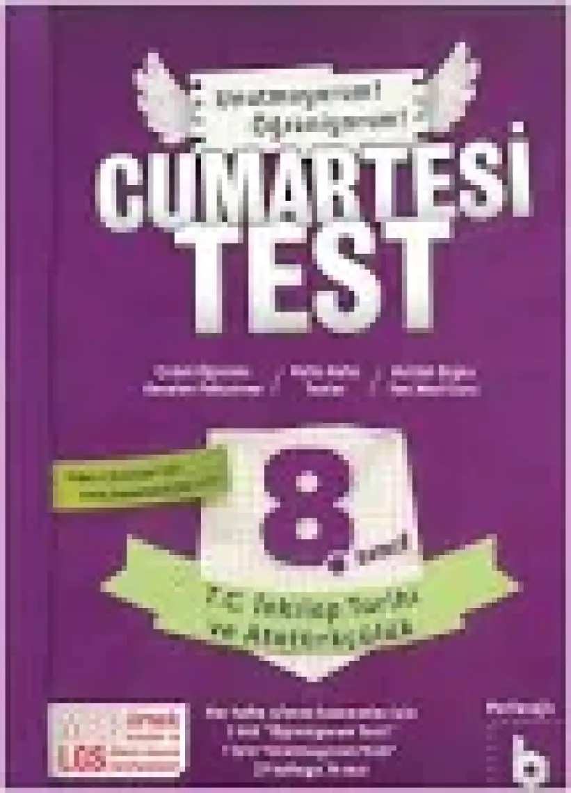 Basamak Yayınları 8. Sınıf LGS T.C. Inkılap Tarihi ve Atatürkçülük Cumartesi Test
