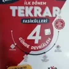 Koray Varol Akademi Plus 8.Sınıf LGS Ilk Dönem Tekrar Fasikülleri 4 Günde Devri Alem