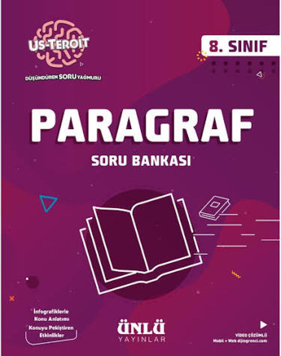 Ünlü Yayınları 8. Sınıf Us-Teroit Paragraf Soru Bankası