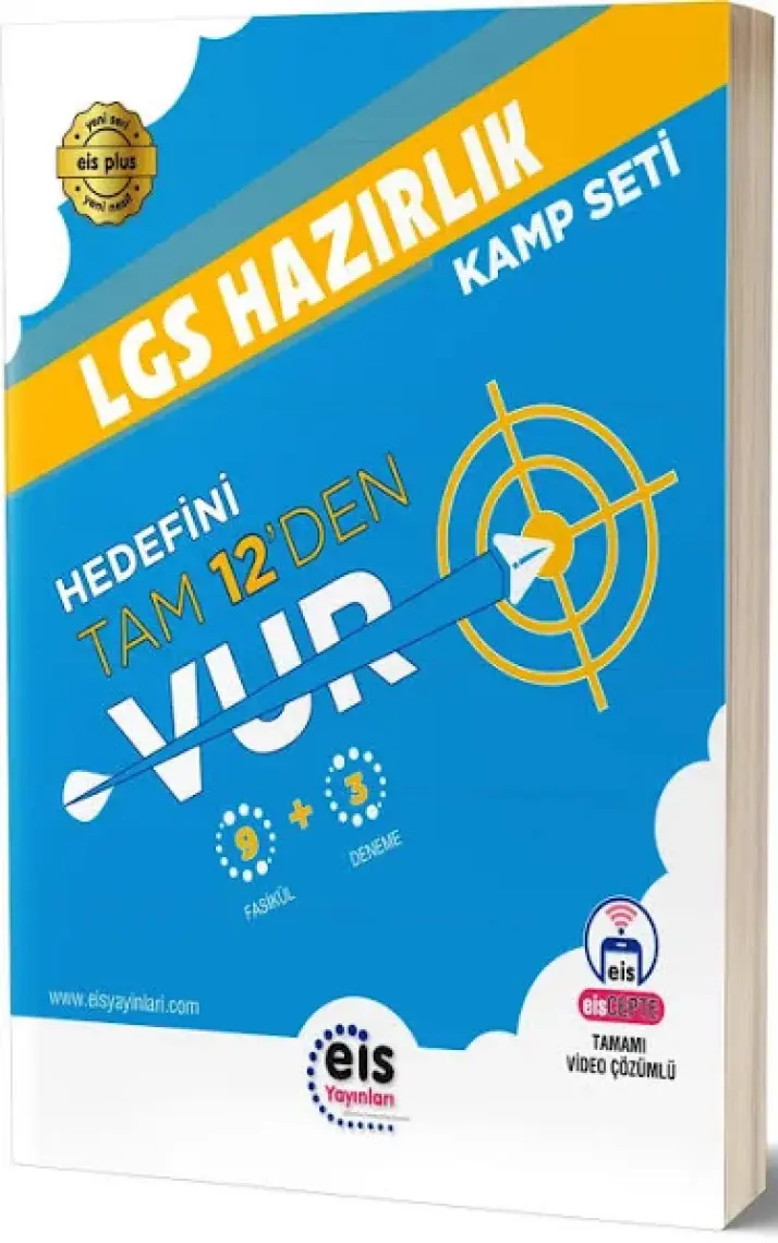 Eis Yayınları 8.Sınıf LGS Hazırlık Kamp Seti Soru Bankası 9 Fasikül + 3 Deneme