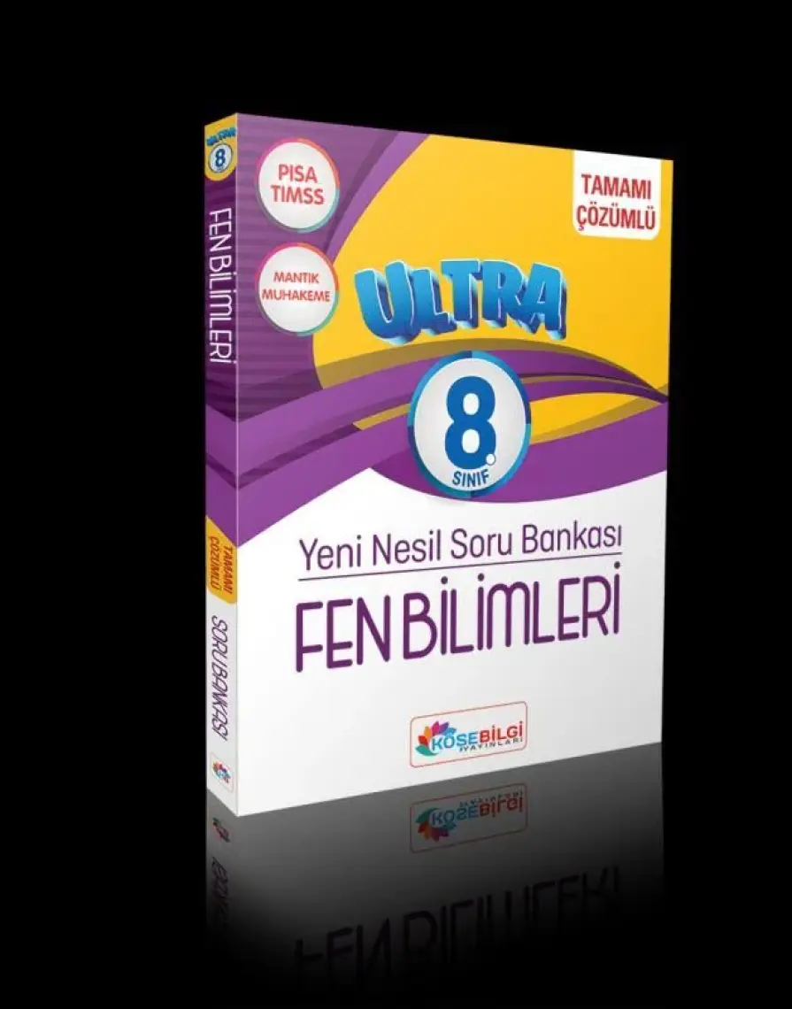 Köşebilgi Yayınları  Ultra Yeni Nesil Çözümlü Fen Bilimleri Soru Bankası 8.Sınıf
