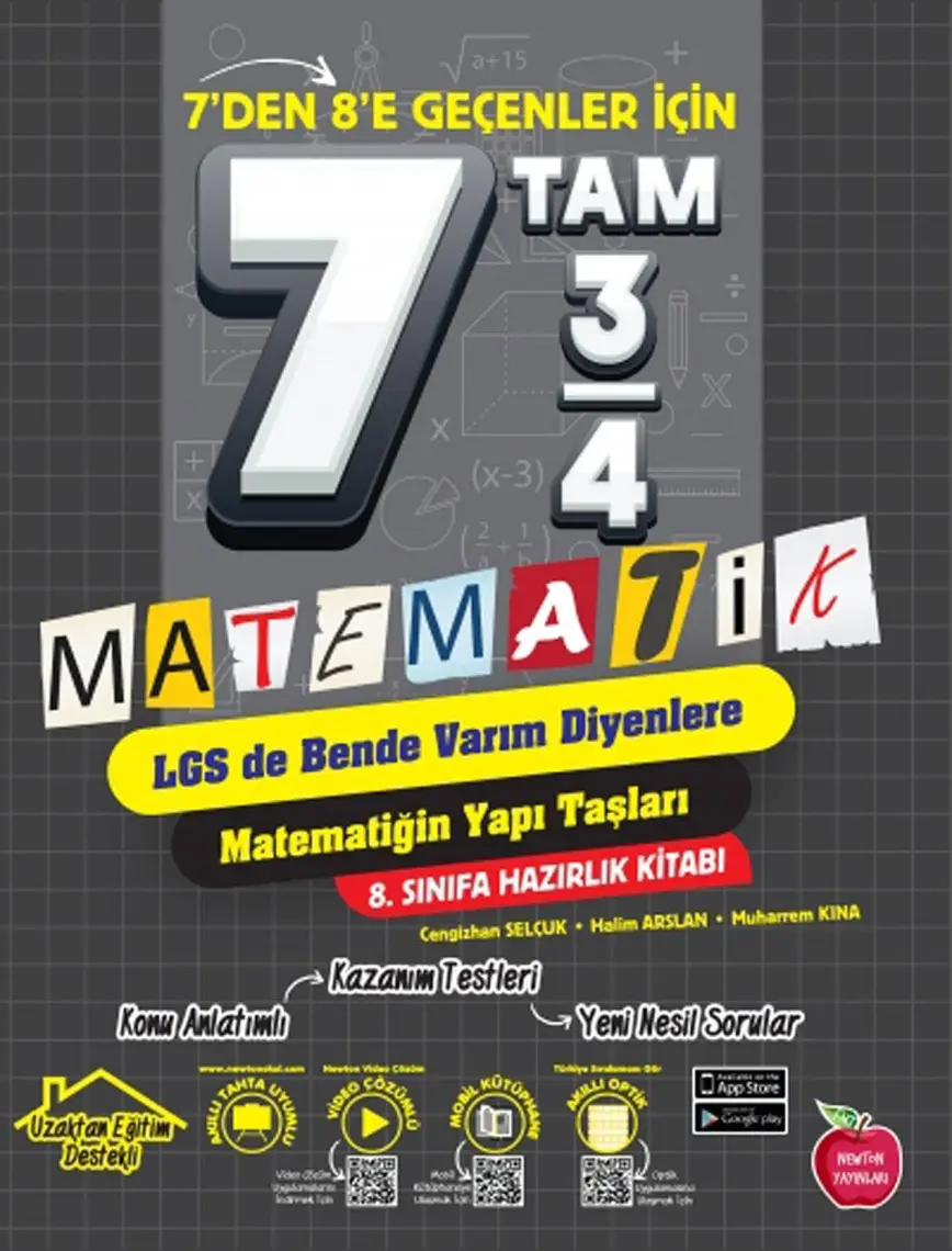 Newton Yayınları 7'den 8'e Hazırlık Matematik