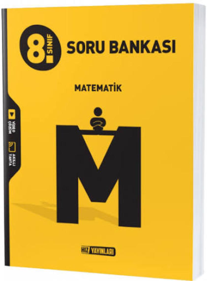 Hız Yayınları 8. Sınıf Matematik Soru Bankası