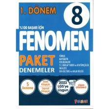 Fenomen Yayıncılık Fenomen 8. Sınıf Lgs 1. Dönem Tüm Dersler Paket Denemeleri 5 Deneme