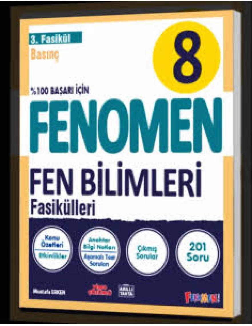 Fenomen Yayınları 8. Sınıf 2023 Fen Bilimleri 3. Fasikül Basınç