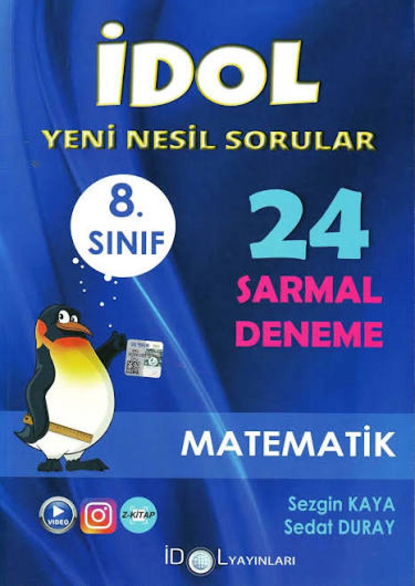 Idol Yayınları 8. Sınıf Matematik 24'lü Yeni Nesil Deneme