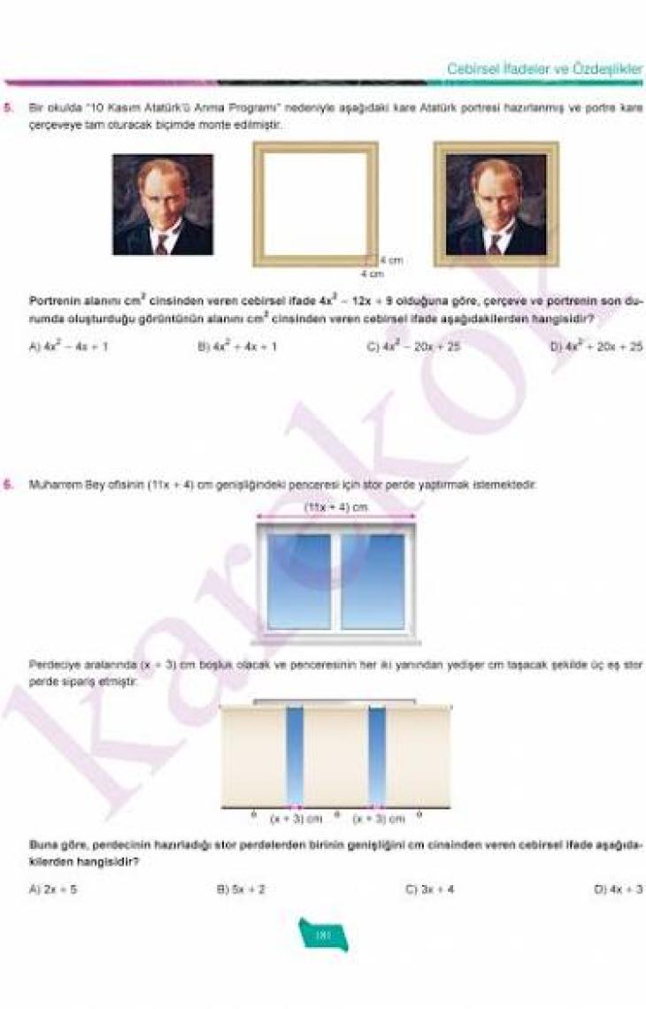 8. Sınıf LGS Matematik Soru Bankası Yni