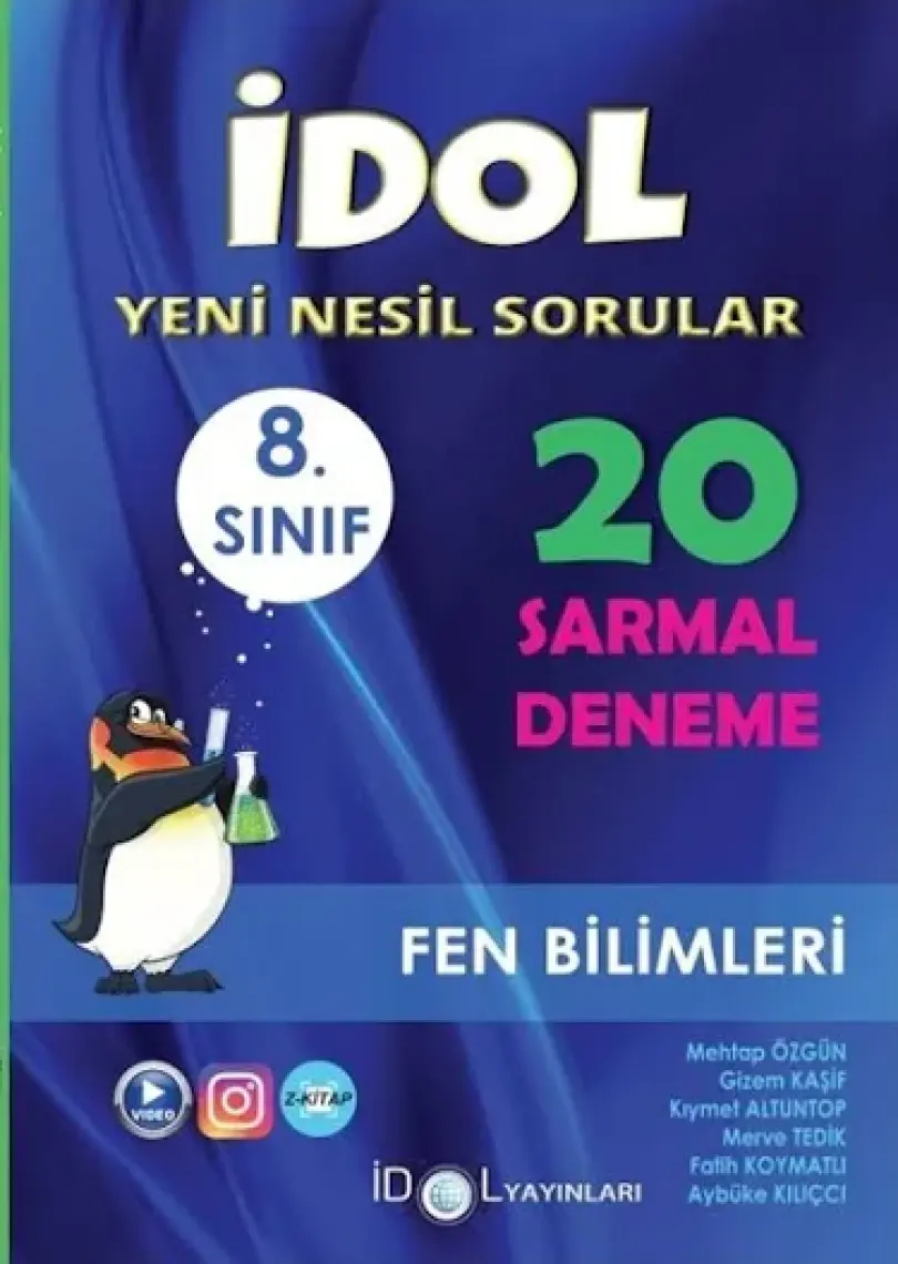 Idol Yayınları 8. Sınıf Fen Bilimleri 20'li Yeni Nesil Deneme