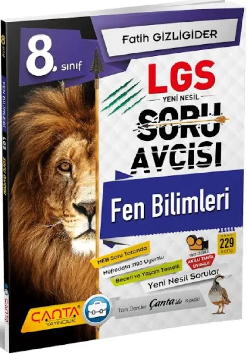 Çanta Yayınları 8. Sınıf LGS Fen Bilimleri Soru Avcısı