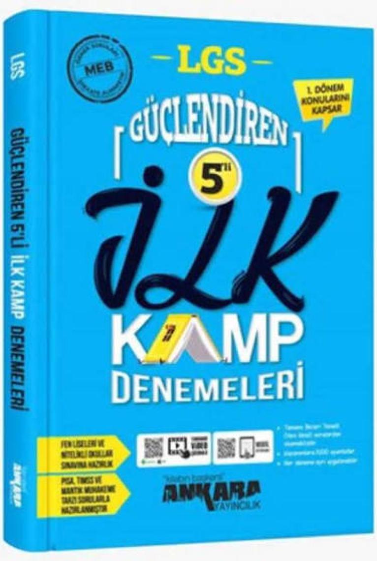 Ankara Yayıncılık LGS Güçlendiren 5'Li Ilk Kamp Denemeleri