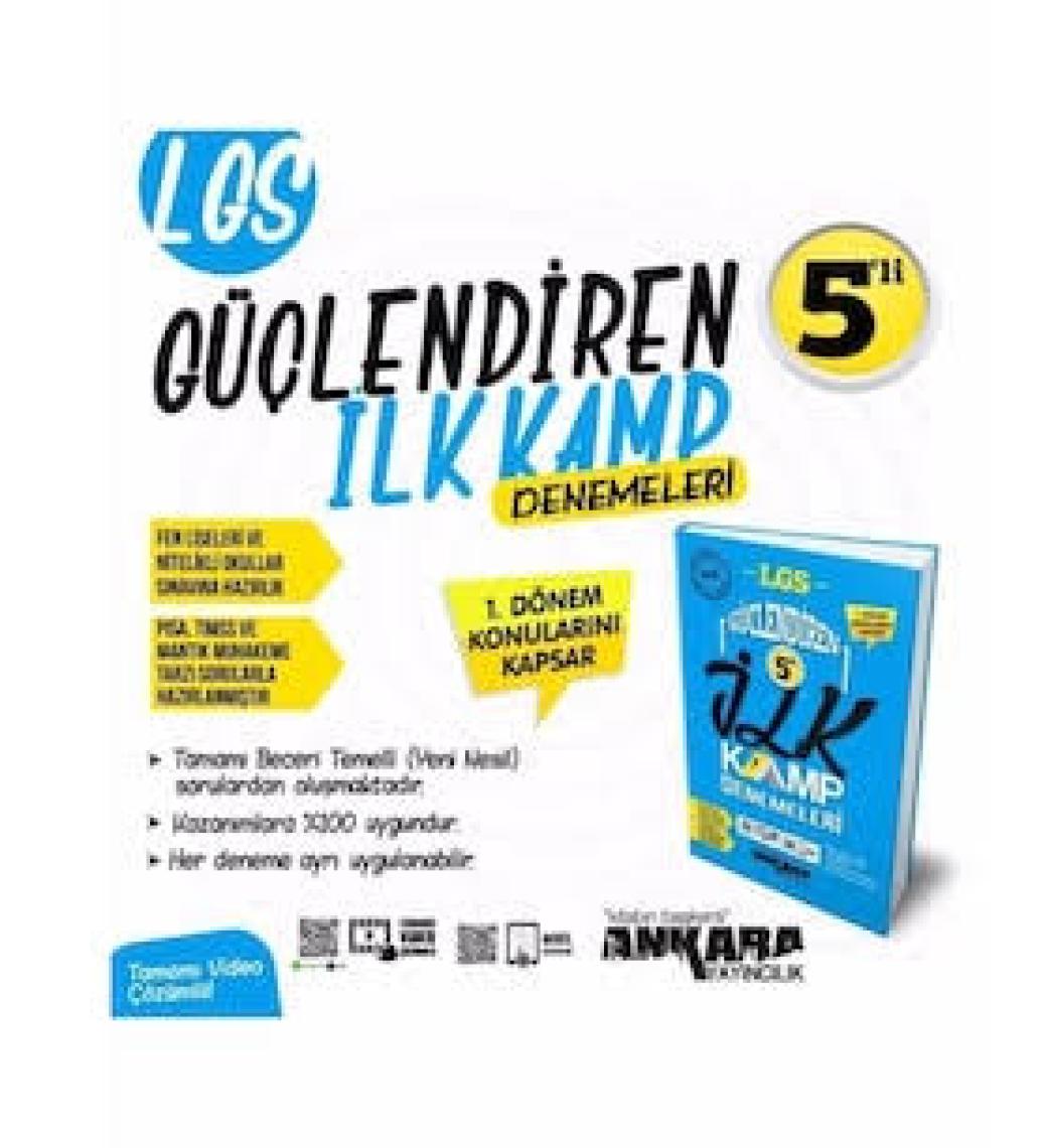 Ankara Yayıncılık LGS Güçlendiren 5'Li Ilk Kamp Denemeleri