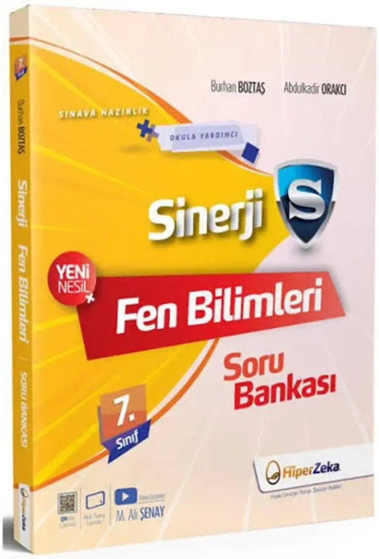 Hiper Zeka Yayınları 7. Sınıf Sinerji Fen Bilimleri Soru Bankası