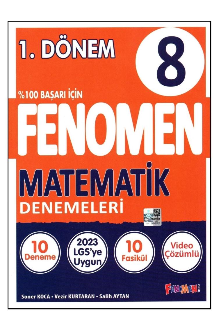 Fenomen 8. Sınıf Lgs 1. Dönem Matematik Denemeleri