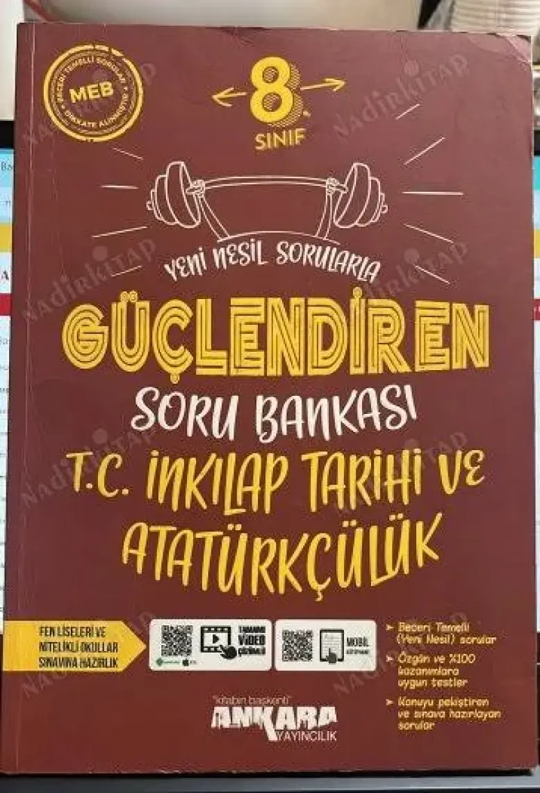 Ankara Yayıncılık 8.Sınıf  LGS Matematik Güçlendiren Soru Bankası