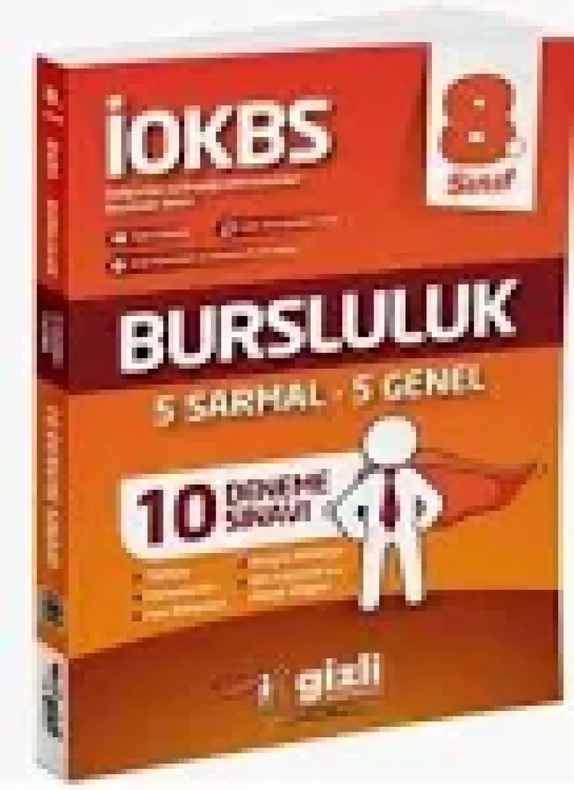 Kolektif Kitap Gizli Yayınları 8.sınıf Iokbs Bursluluk 10 Deneme Sınavı