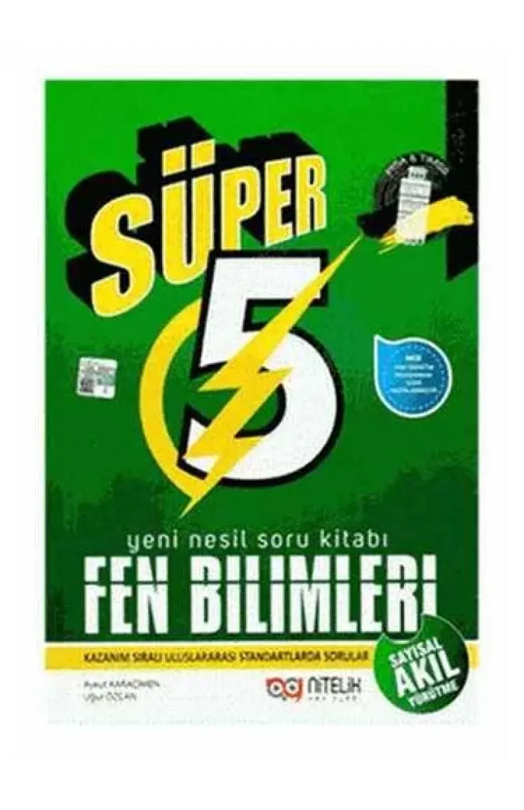 Nitelik Yayınları 5. Sınıf Fen Bilimleri Süper Yeni Nesil Soru Kitabı