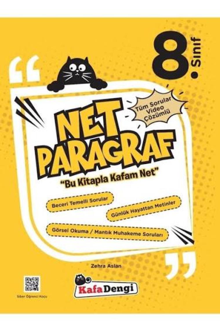 Kafa Dengi Yayınları 8.Sınıf Net Paragraf Soru Bankası