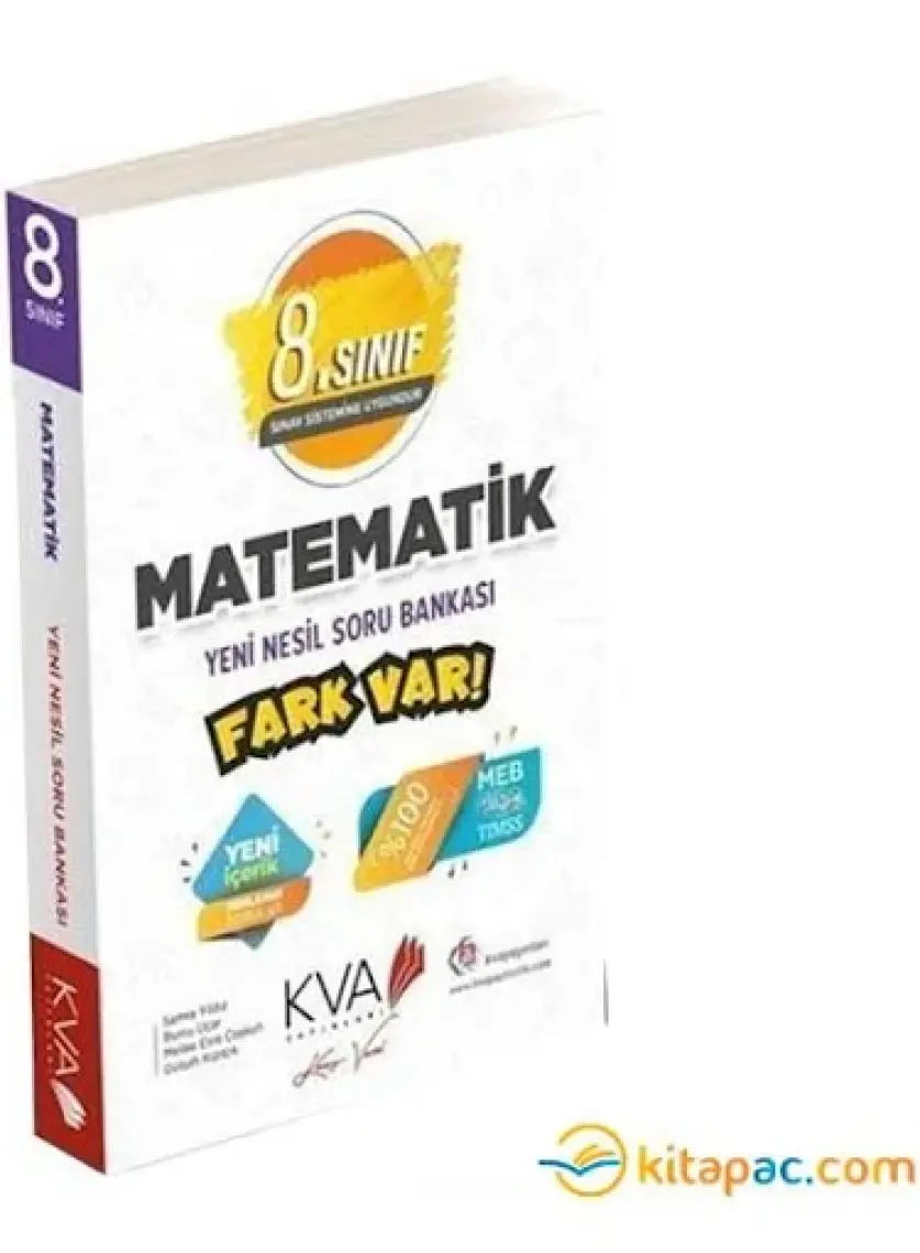 Koray Varol Akademi Yayınları 8.Sınıf Fark Var Matematik Soru Bankası