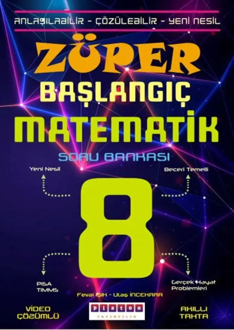 Platon Yayınları 8. Sınıf Züper Başlangıç Matematik Soru Bankası