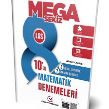 8.sınıf Mega 8 Matematik 10 Lu Deneme (VİDEOLU ÇÖZÜMLER VE AKILLI TAHTAYA UYUMLU)