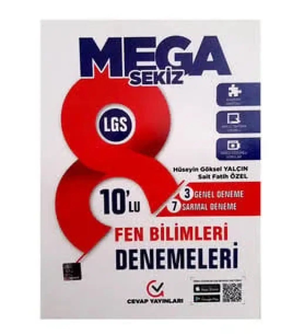 Cevap Yayınları Mega LGS 10'lu Fen Bilimleri Deneme Sınavı