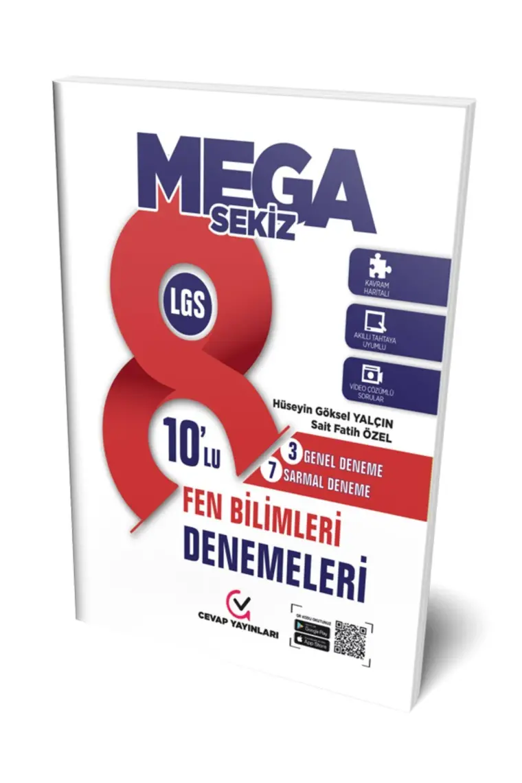 Cevap Yayınları Mega LGS 10'lu Fen Bilimleri Deneme Sınavı