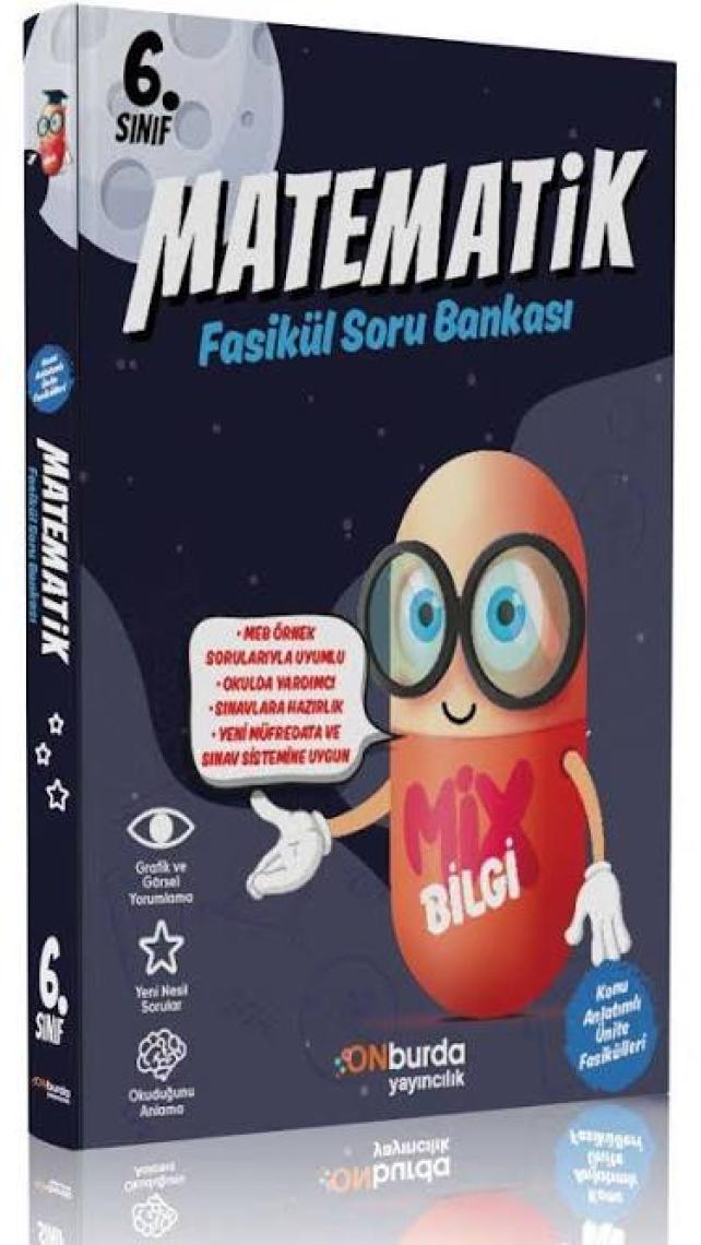 Onburda Yayıncılık 6. Sınıf Yeni Nesil Fasikül  Matematik Soru  Bankası