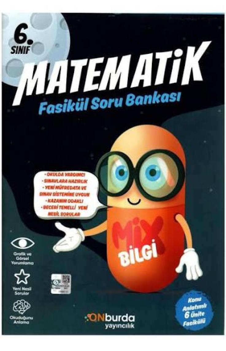 Onburda Yayıncılık 6. Sınıf Yeni Nesil Fasikül  Matematik Soru  Bankası