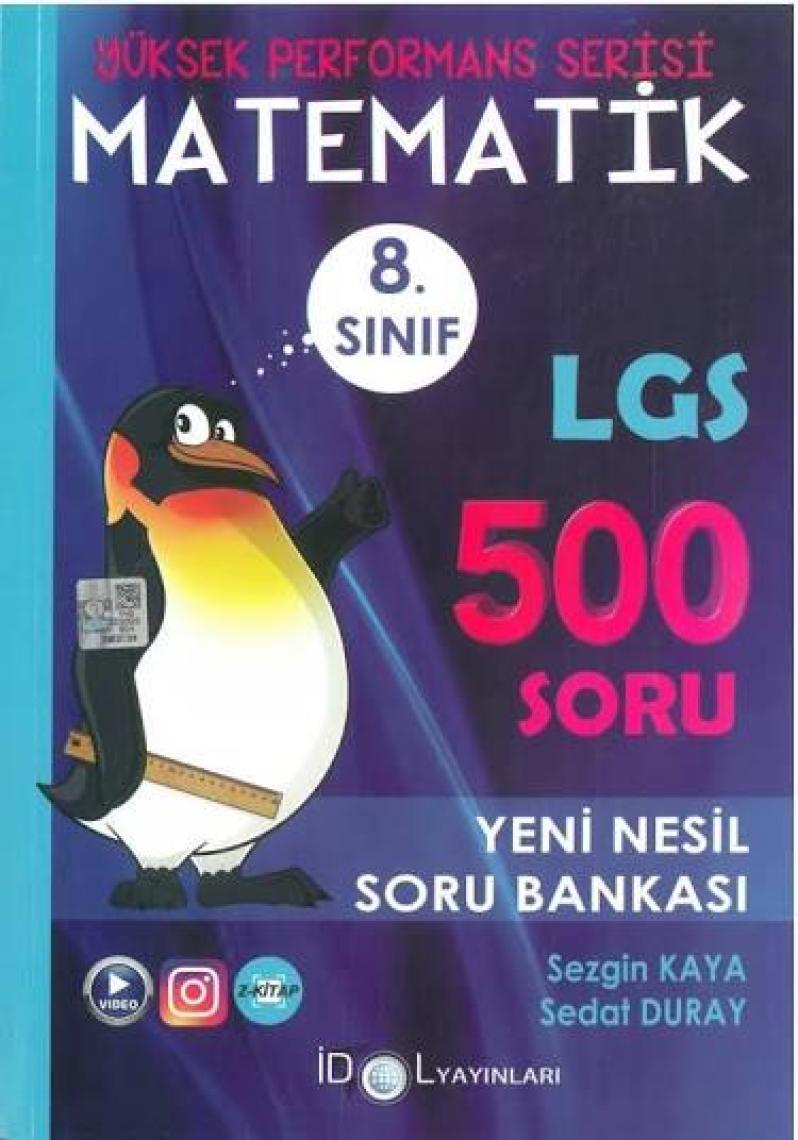 İdol Yayınları 8. Sınıf Yüksel Performans Matematik Soru Bankası