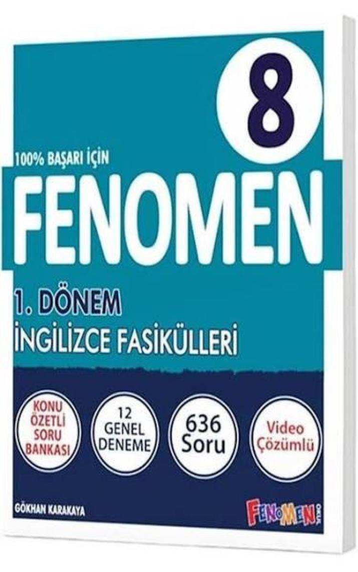 Fenomen Okul 8. Sınıf Lgs 1. Dönem İngilizce Fasikülleri 12 Deneme