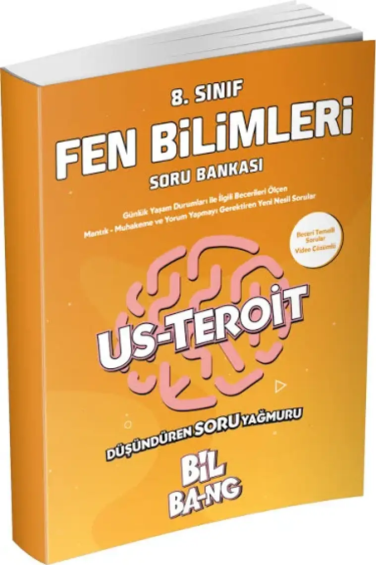 Ünlü Yayınları Us-Teroit 8.sınıf Fen Bilimleri Soru Bankası