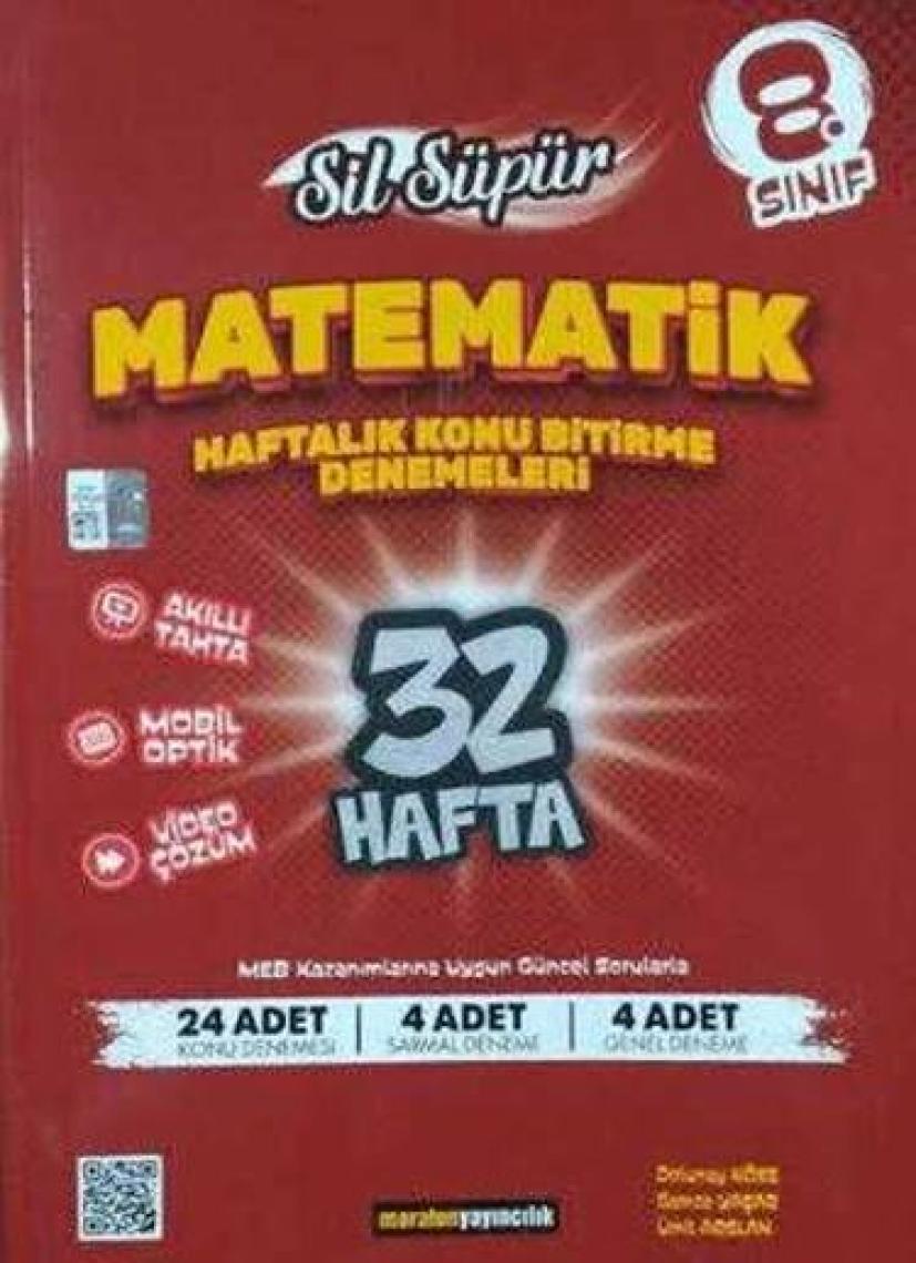 8. Sınıf Matematik Haftalık Konu Bitirme Denemeleri