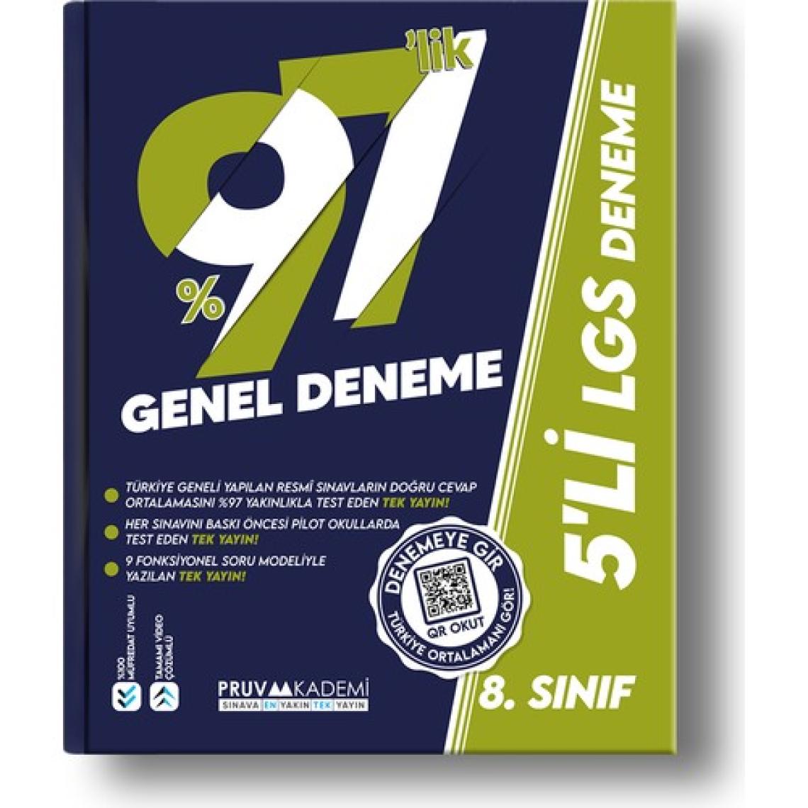 Pruva Akademi 8. Sınıf 5'li LGS Deneme Sınavı