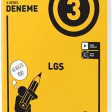 Hız Yayınları 8. Sınıf Tüm Dersler 3 Deneme Sınavı (Dilbilgisi Yok)