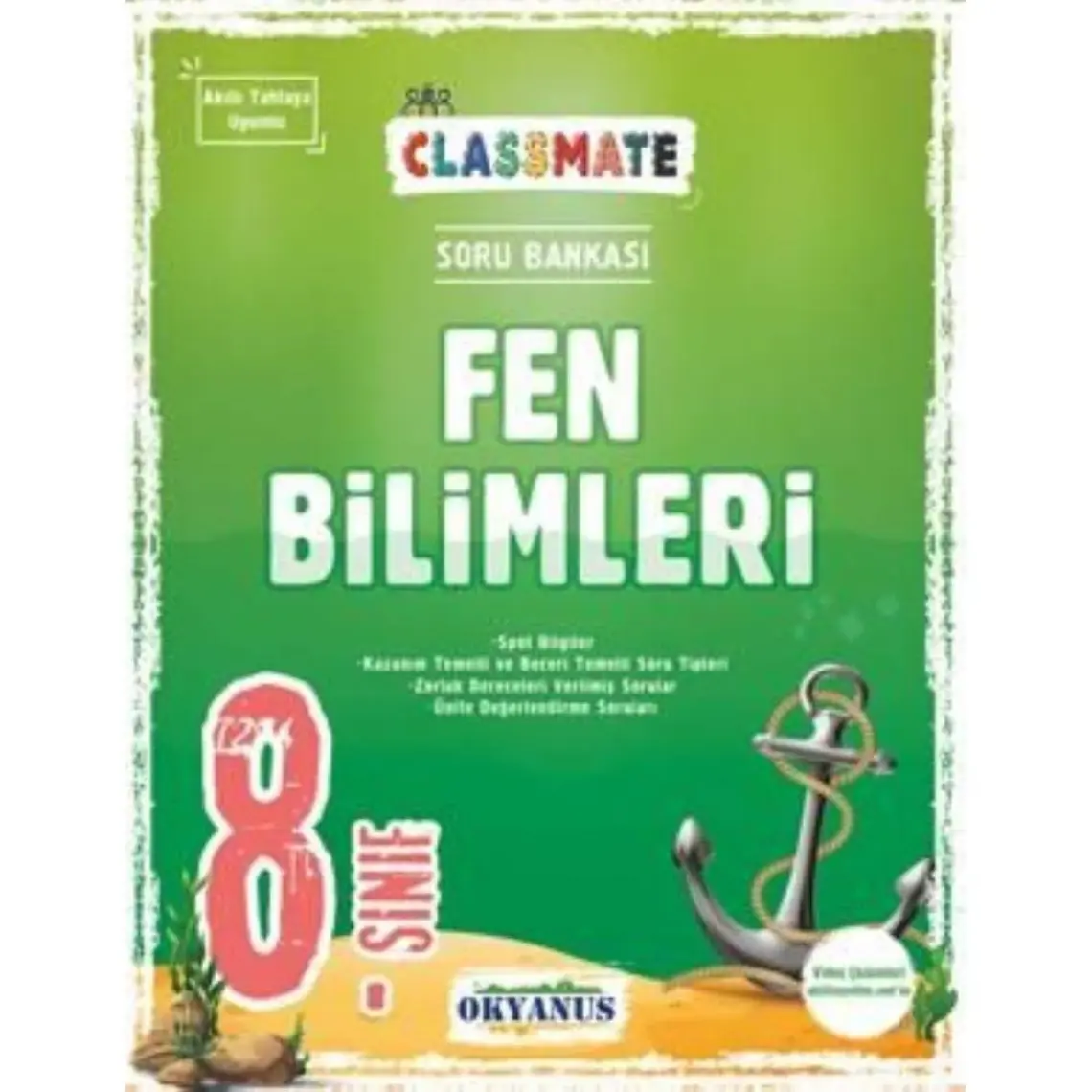 Okyanus Yayınları 8. Sınıf Classmate Fen Bilimleri Soru Bankası