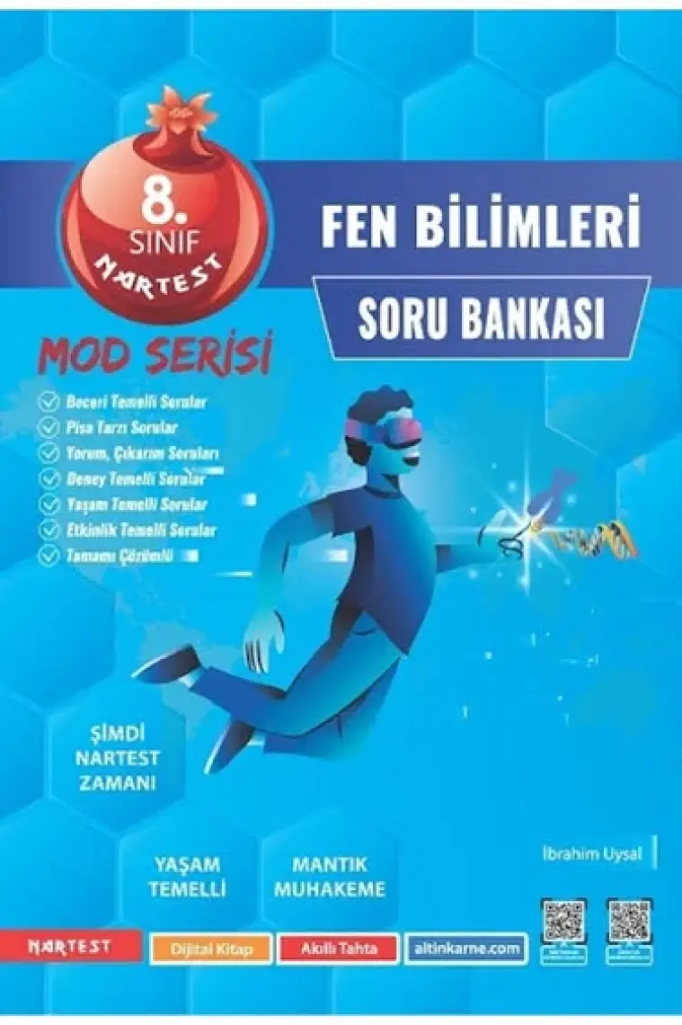 Nartest Yayınevi 8. Sınıf Mod Fen Bilimler Soru Bankası