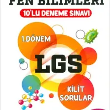 Öğretmen Evde Yayınları 8. Sınıf Fen Bilimleri LGS 1. Dönem 10’lu Deneme Sınavı