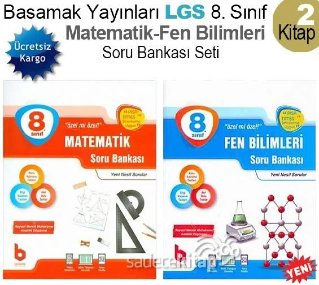 Basamak Yayınları LGS 8.sınıf Matematik Çözümlü Soru Bankası