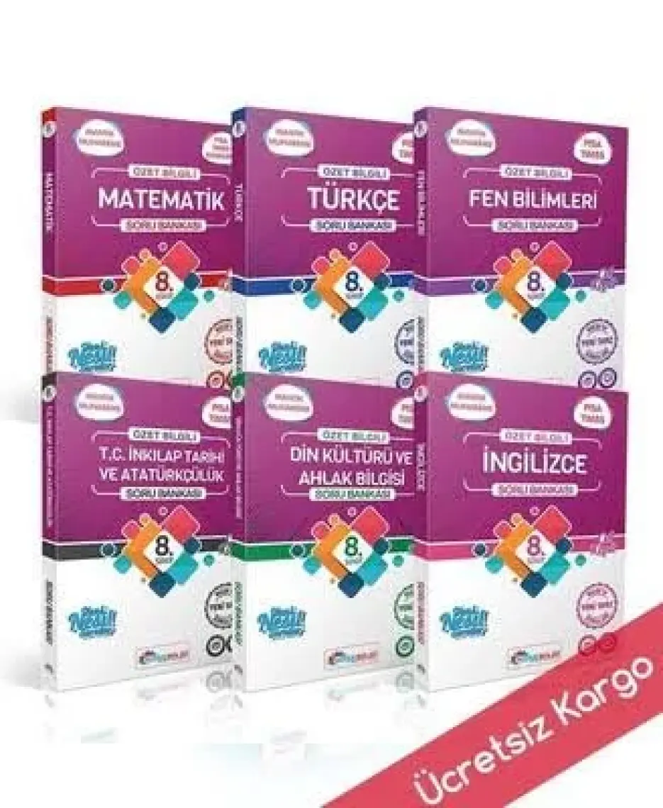Köşebilgi Yayınları  LGS Özet Bilgili 8.Sınıf Matematik Soru Bankası