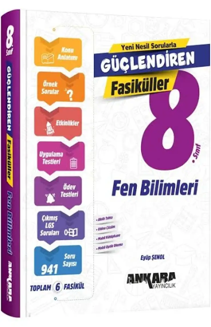 Ankara Yayıncılık 8. Sınıf Fen Bilimleri Güçlendiren Branş Denemeleri Ankara Yayıncılık