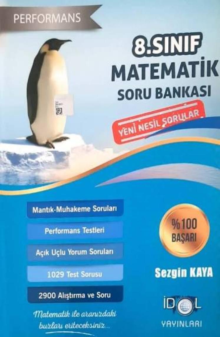 İdol Yayınları 8. Sınıf Performans Etkinlikli Matematik Soru Bankası