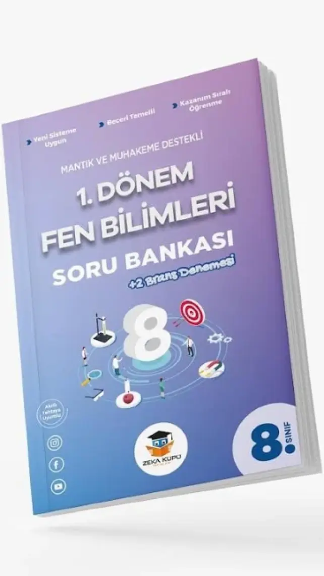 Zeka Küpü Yayınları 8.sınıf Fen Bilimleri 1.dönem Soru Bankası