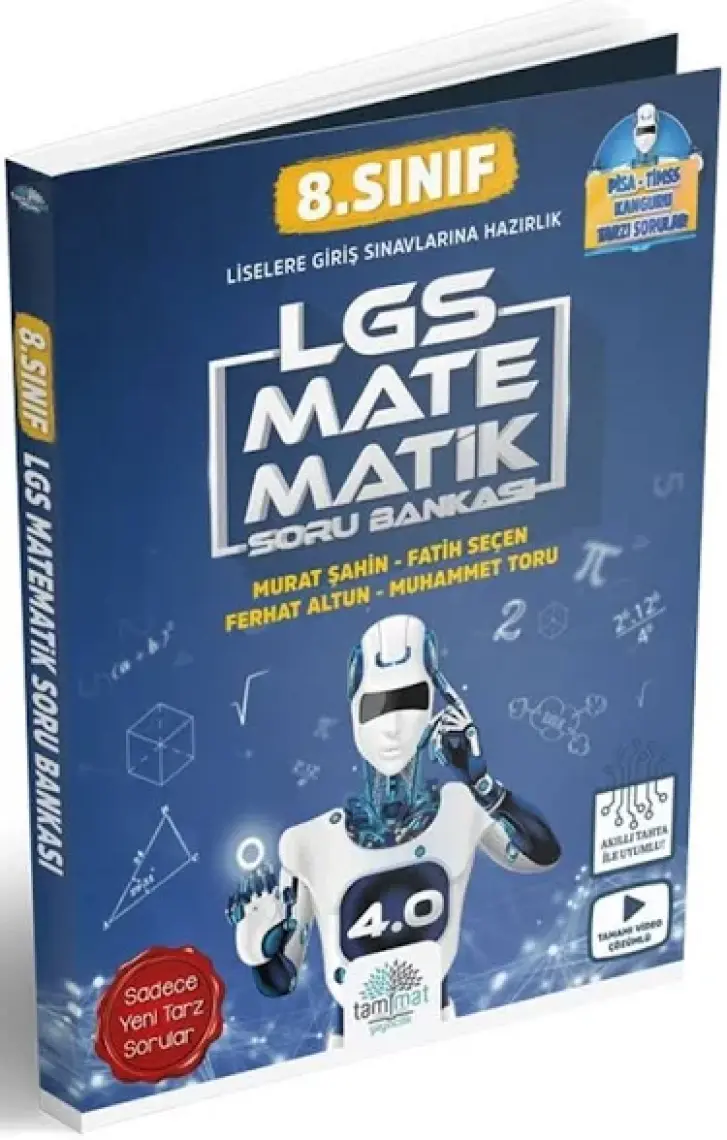Tammat Yayınları LGS 8. Sınıf Yeni Nesil Matematik Soru Bankası