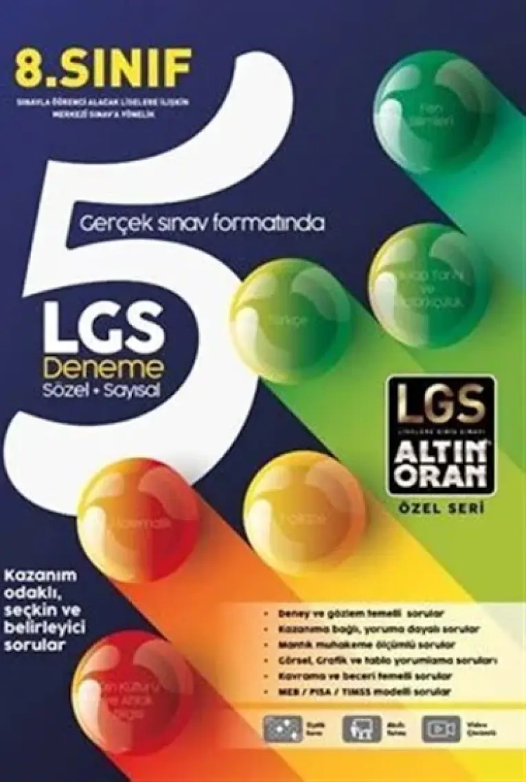 Borealis Yayınları LGS 5 Sözel - 5 Sayısal Deneme