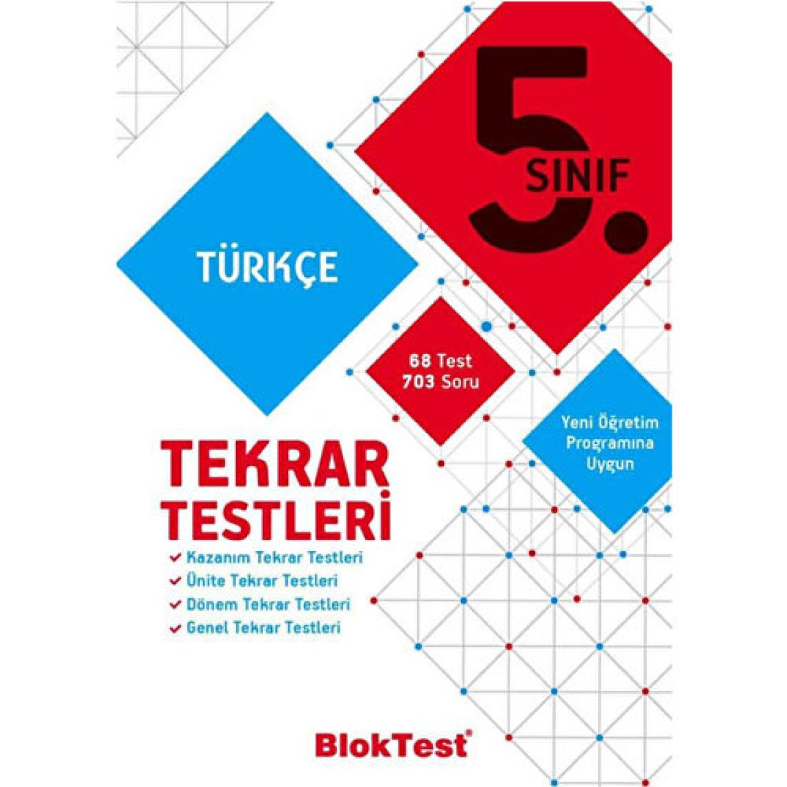 5 Sınıf Türkçe Tekrar Testleri Tudem Yayınları