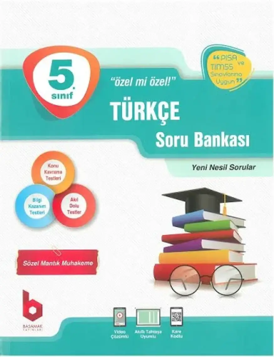 Basamak Yayınları 5.sınıf Türkçe Soru Bankası Video Çözümlü