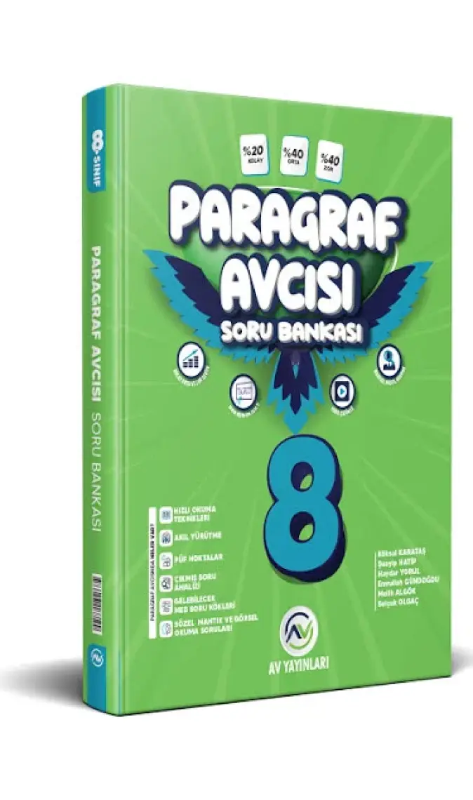 Av Yayınları 8. Sınıf LGS Paragraf Soru Bankası
