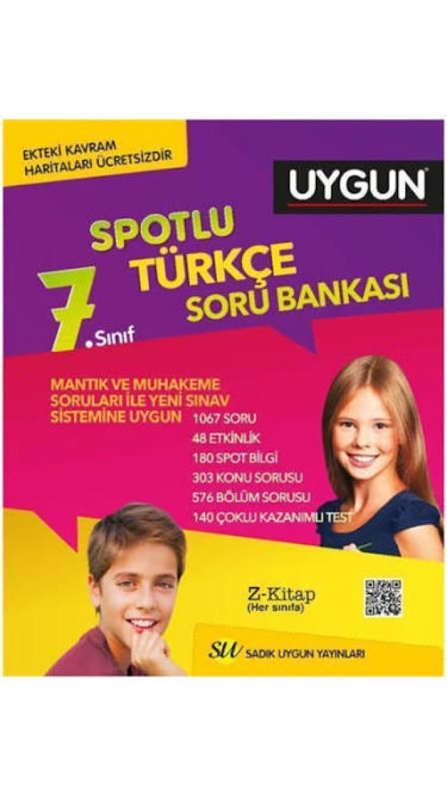 Sadık Uygun Yayınları 7. Sınıf Türkçe Soru Bankası